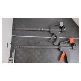 Two Quick-Grip Bar Clamps