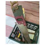 Hand Tools in Crate