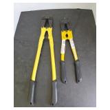 Bolt Cutters with Yellow Handles