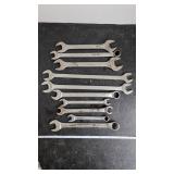 Eight Combination Wrenches