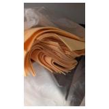 27x20" Orange Felt Sheets