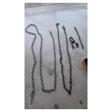 Metal Chains and Hooks Assortment