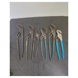 Six Channel Lock Pliers