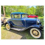 1930 Ford Model A Coupe with Rumble Seat
