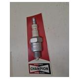 Champion Spark Plug Sign
