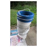 White Plastic Buckets