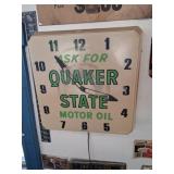 Quaker State Advertising Clock