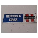 Hercules Tires Metal Sign