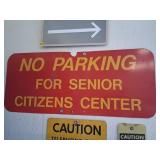 Metal No Parking Sign