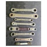 8 Double-Ended Ratcheting Wrenches