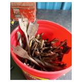 Bucket of Mixed Drill Bits