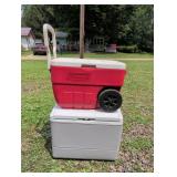 Coleman Rolling Coolers Lot