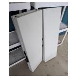 Foldable White Tables, 72x24in