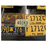 Vintage License Plates