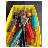 Hand Tools in Yellow Bin