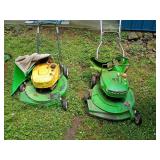 Two Lawn-Boy Parts Mowers
