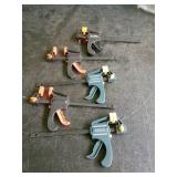 Quick Ratcheting Bar Clamps