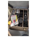 Wooden Storage Box with Spray Paints