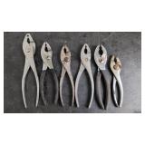 Six Craftsman and Proto Pliers