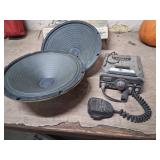Vintage CB Radio with Speakers