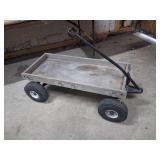 Wooden Utility Wagon with Handle