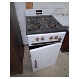 Stove with Four Burners