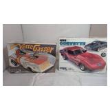 MPC Corvette Model Kits (2)