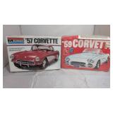 Monogram ï¿½57 &ï¿½59 Corvette Model Kits