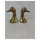 6.5in Brass Duck Bookends