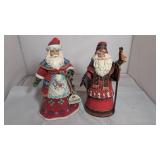 Jim Shore Santa Figurine Pair