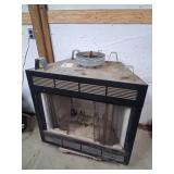 Metal Gas Fireplace Unit