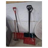 Snow Shovels and Axe