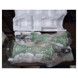 New Green Glass Lamps