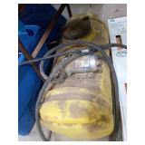 Yellow Agricultural Sprayer Tank