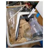 Household Items in Bin