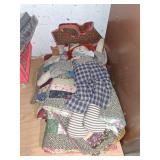 Rag Doll with Quilted Blanket