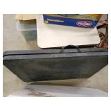 Black Folding Table with Handle