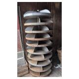 Rotating Metal Storage Rack