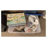 Porcelain Tea Set and Toy Lot