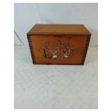 Wooden Box with Deer Motif