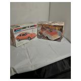 2 Vintage Model Car Kits