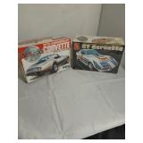 Vintage Corvette Model Kits Pair