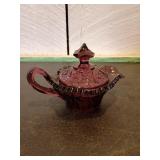 Amethyst Glass Sugar Bowl