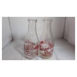 Pleasant View Dairy Milk Bottles