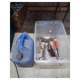 5-Gallon Kerosene Can with Tools