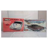 2 Vintage Model Car Kits
