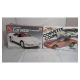 2 Vintage Corvette Model Kits