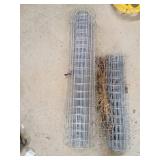 Two Rolls of Metal Wire Fencing
