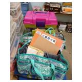Craft Storage Lot With Organizers