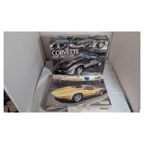 Two Corvette Plastic Model Kits
